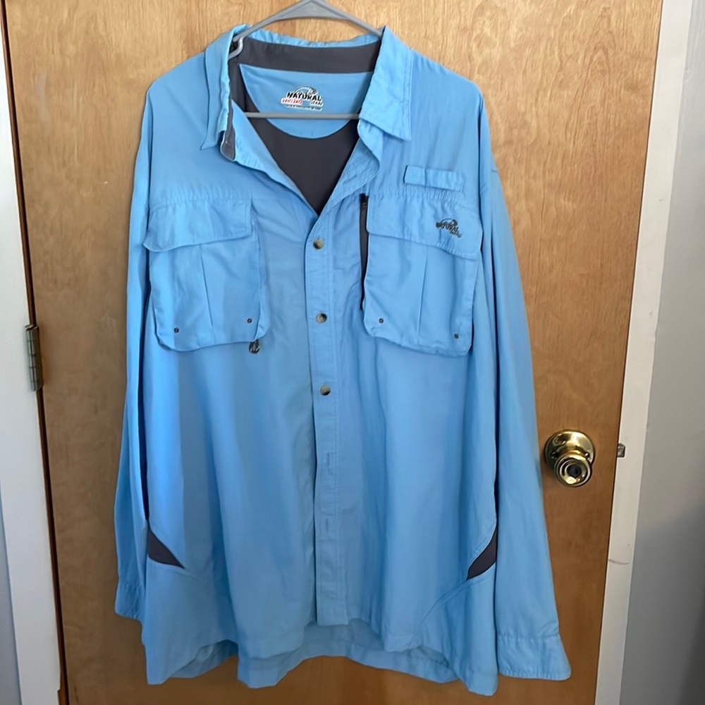 Natural Gear Fishing Shirt 2XL long sleeve. Pre-owned